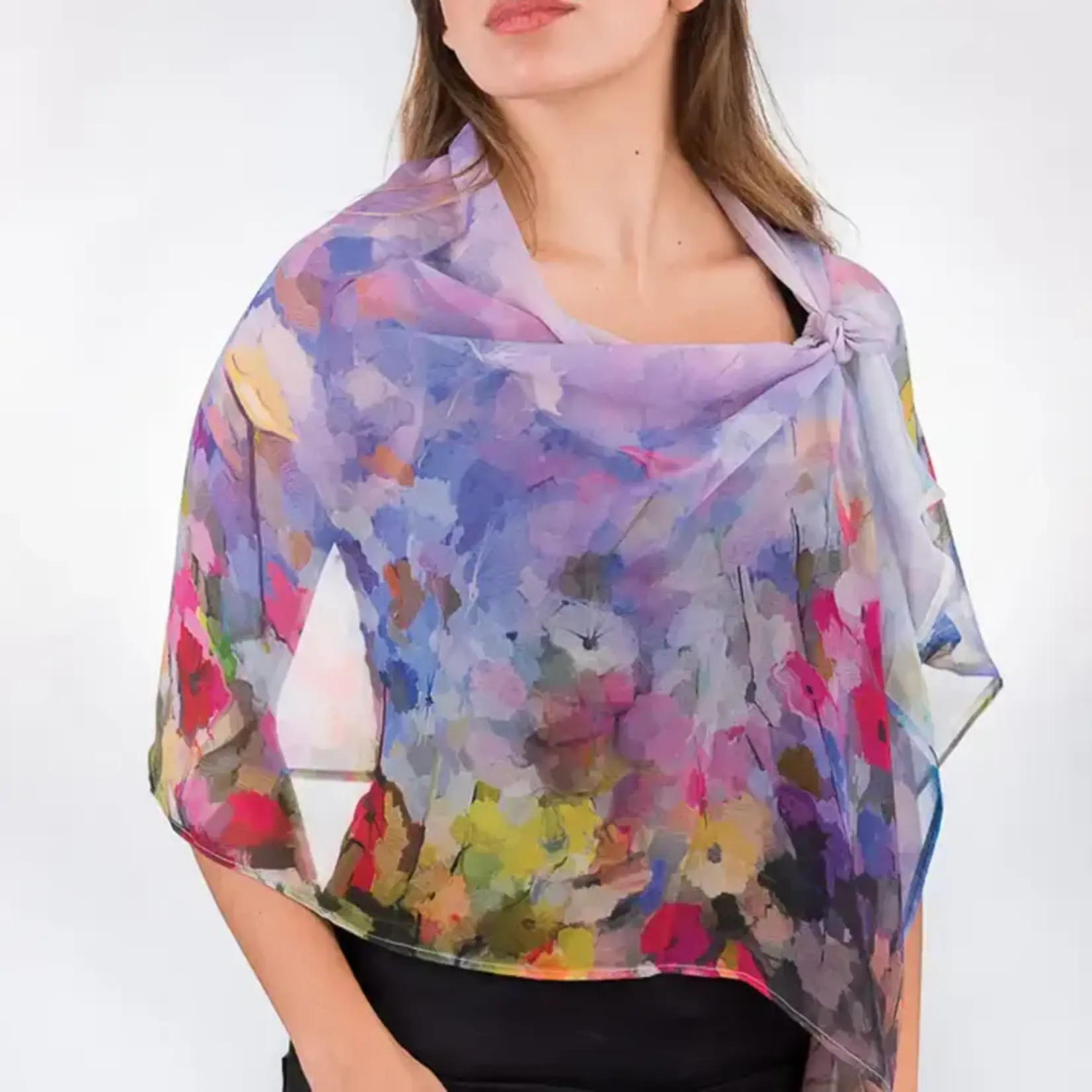 sevya handmade Aloka Scarf- Purple Multi