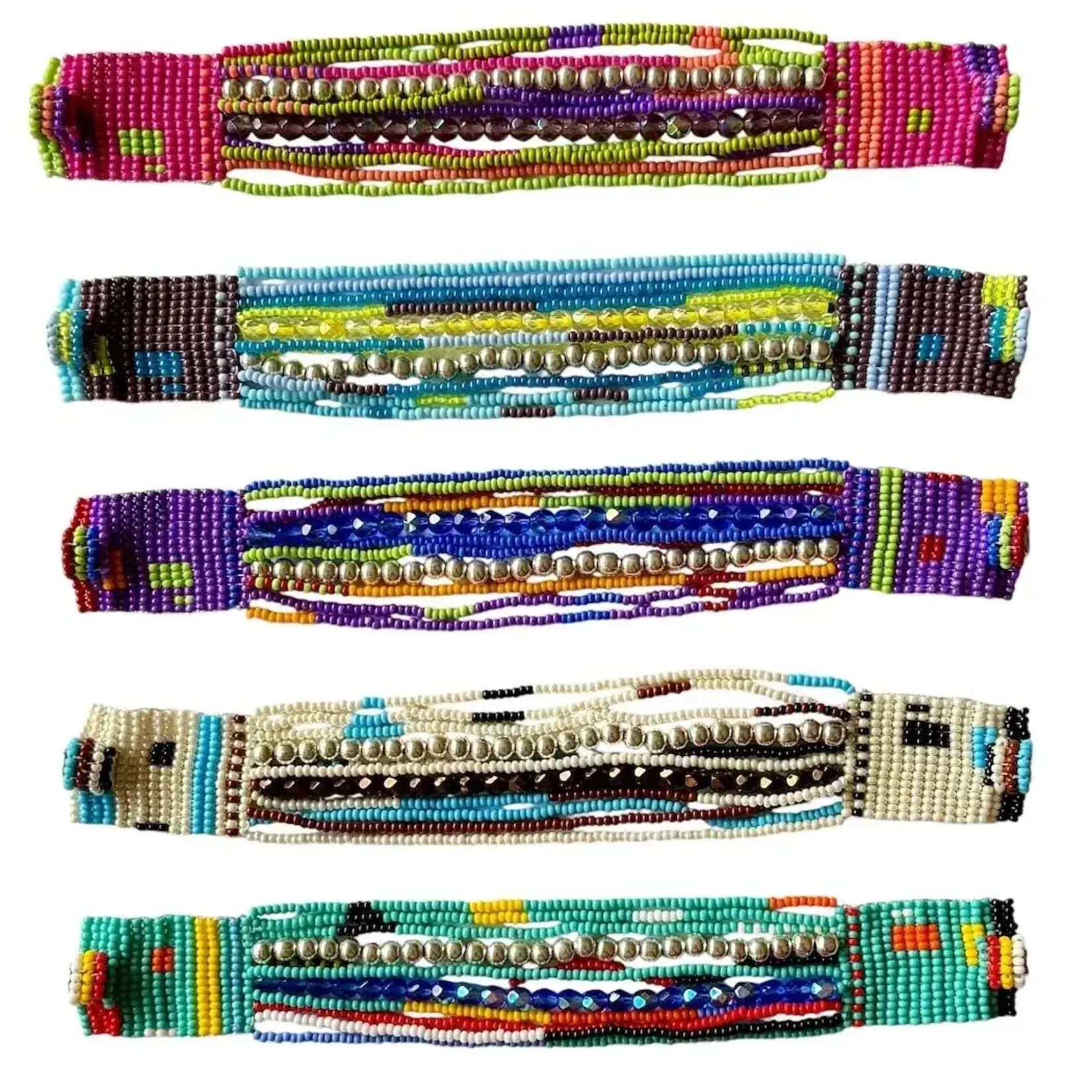 Unique Batik Fiesta Magnet Bracelet