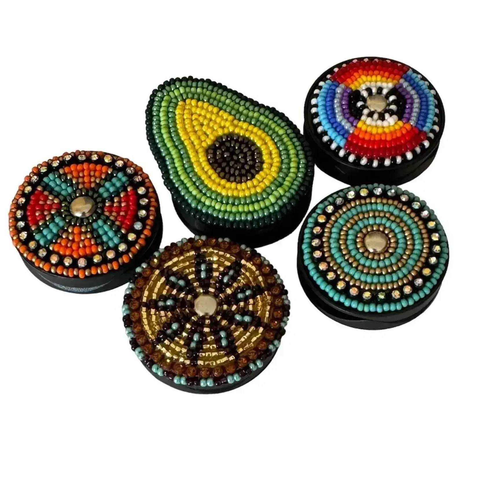 Unique Batik beaded phone grip