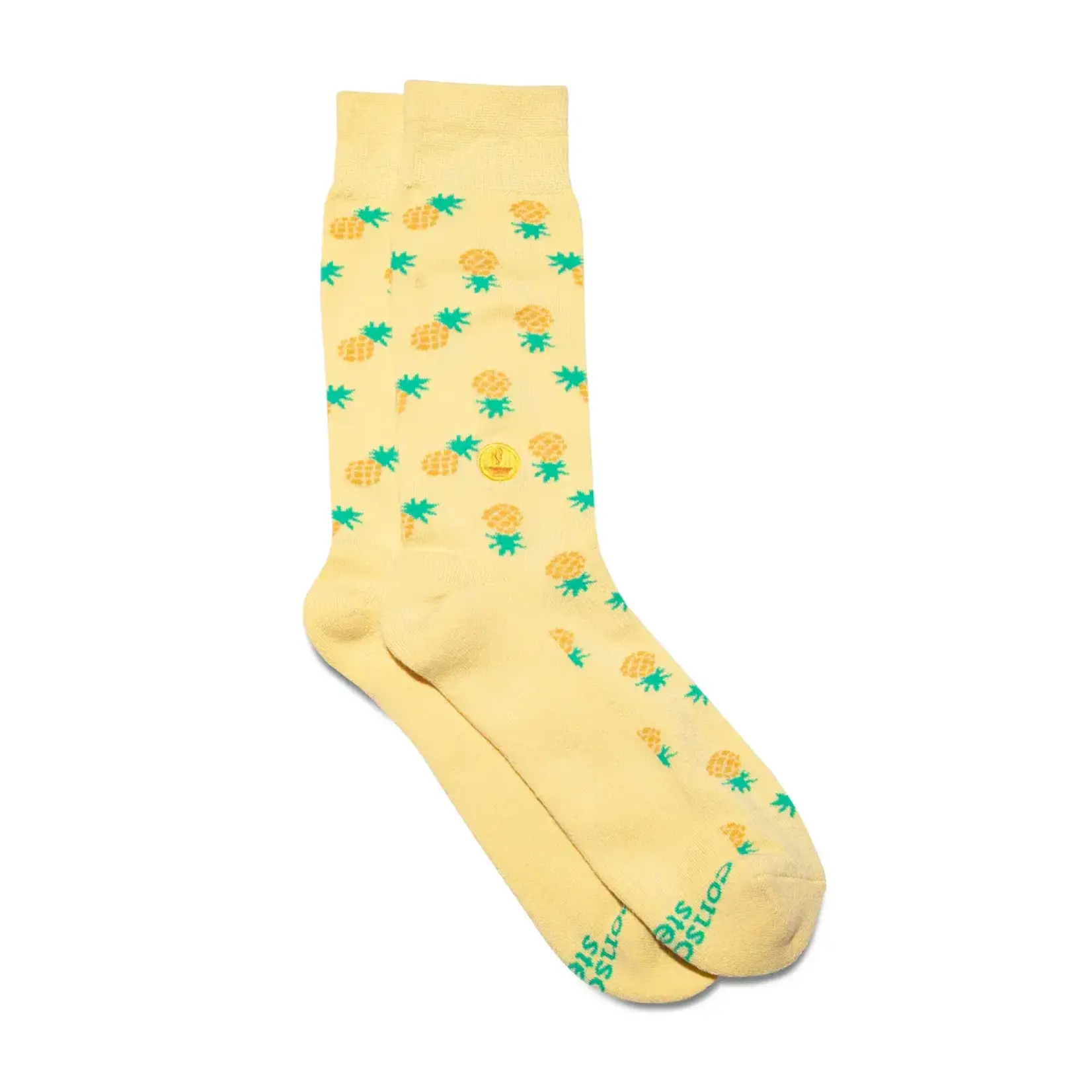 Conscious Step Socks that Provide Meals: Pineapples