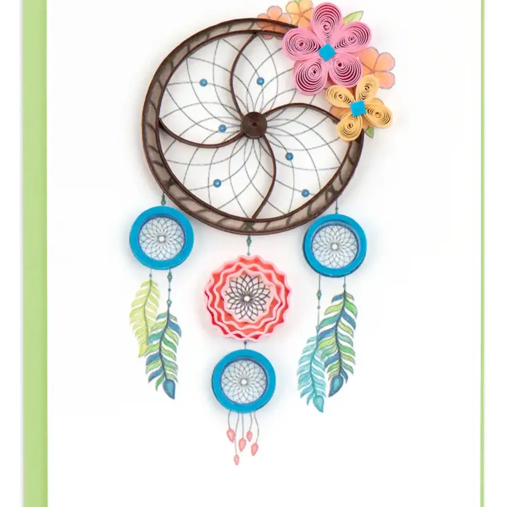 Quilling Card Dreamcatcher Quilled Gift Enclosure Mini Card