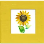 Quilling Card Sunflower Sticky Note - Quilled