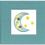 Quilling Card Quilled Moon Sticky Note Pad Cover