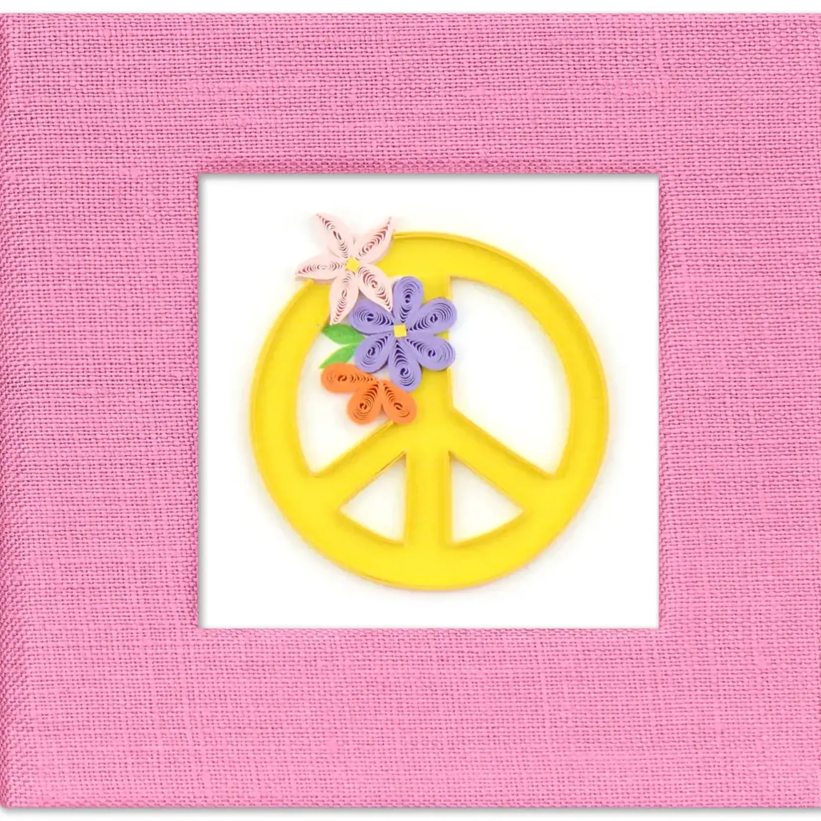 Quilling Card Quilled Peace Sign Sticky Note Pad Cover