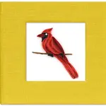 Quilling Card Cardinal Sticky Note- Quilled