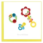 Quilling Card Baby Rattles Quilled Card