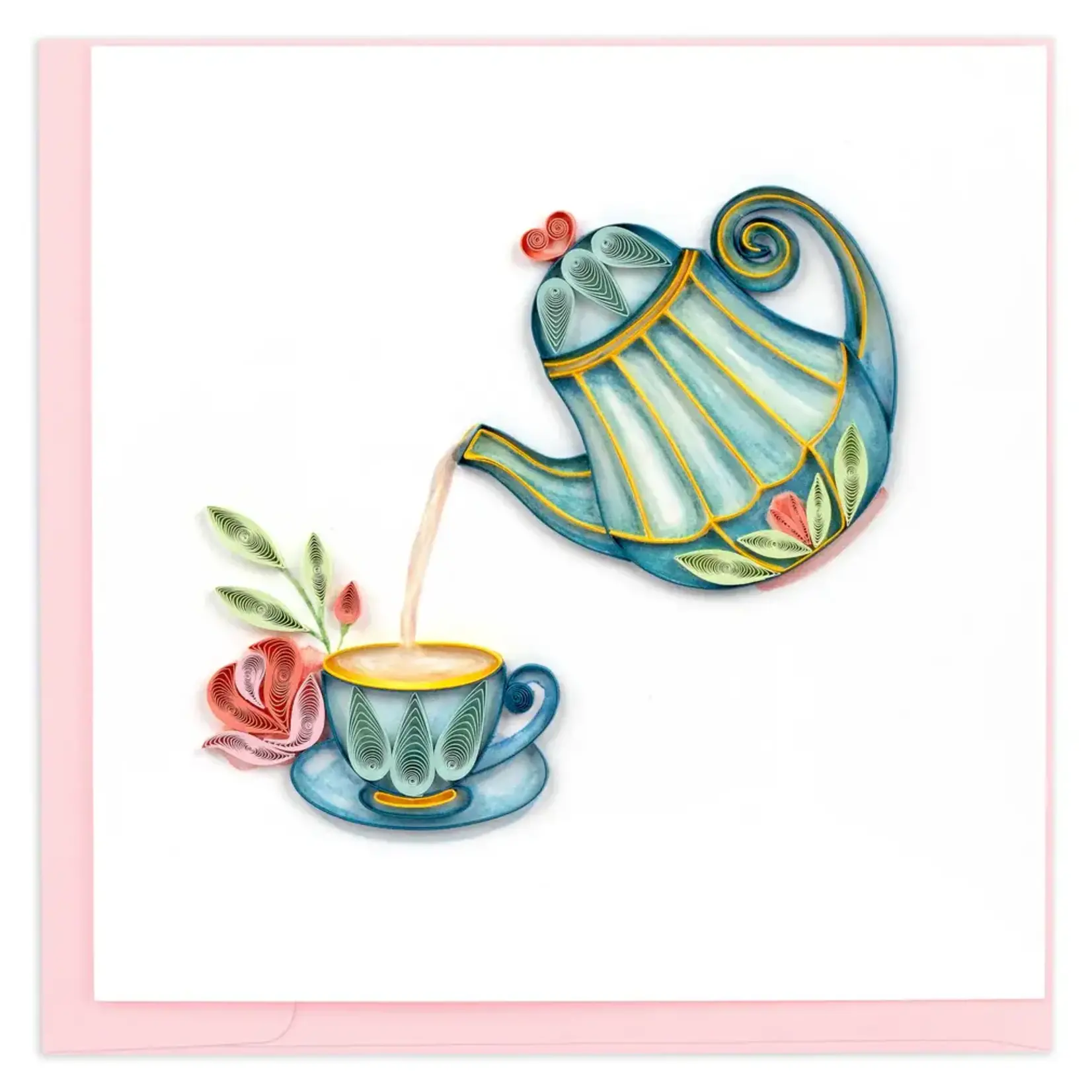 Quilling Card Afternoon Tea Quilled Card