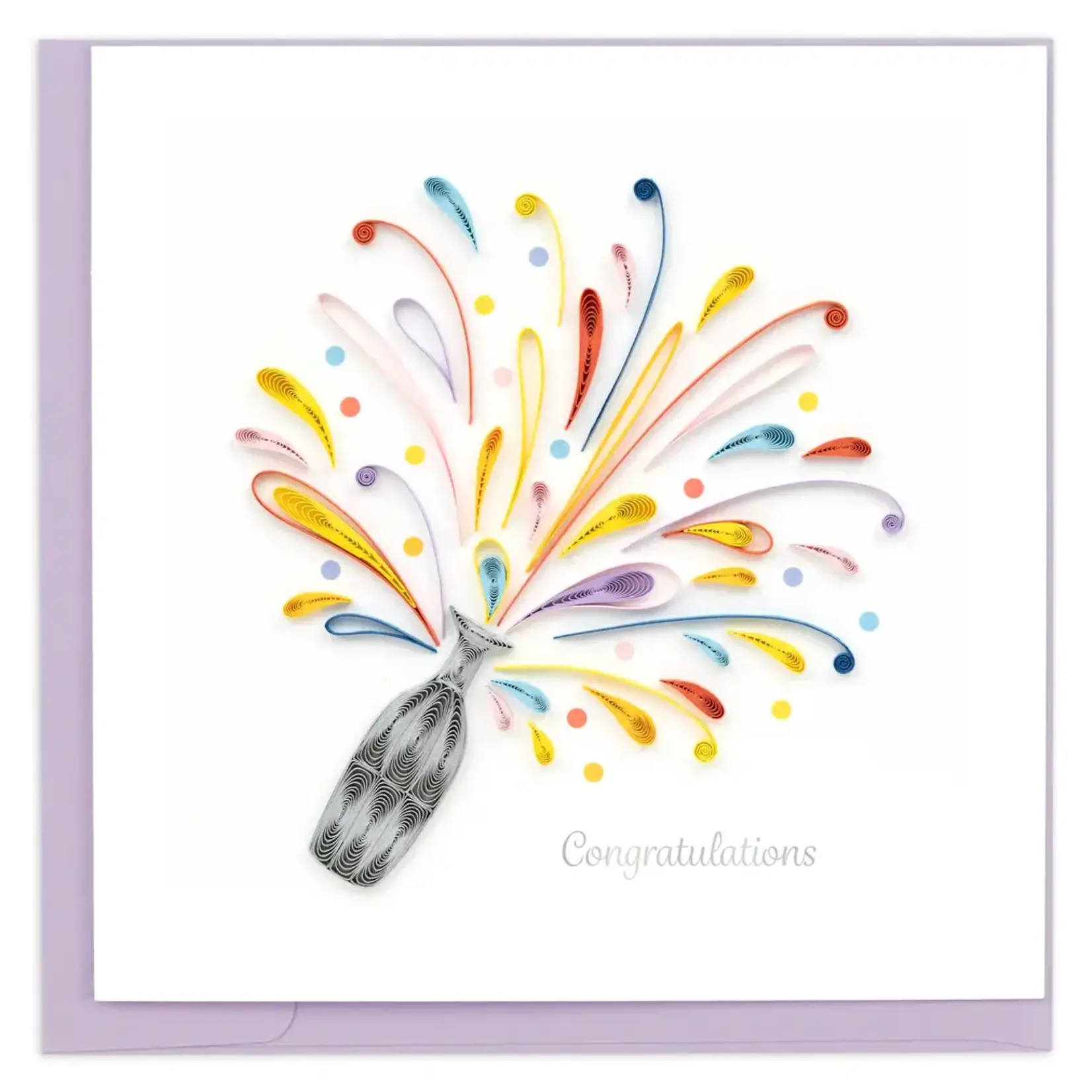 Quilling Card Celebration Congrats Quilled Card