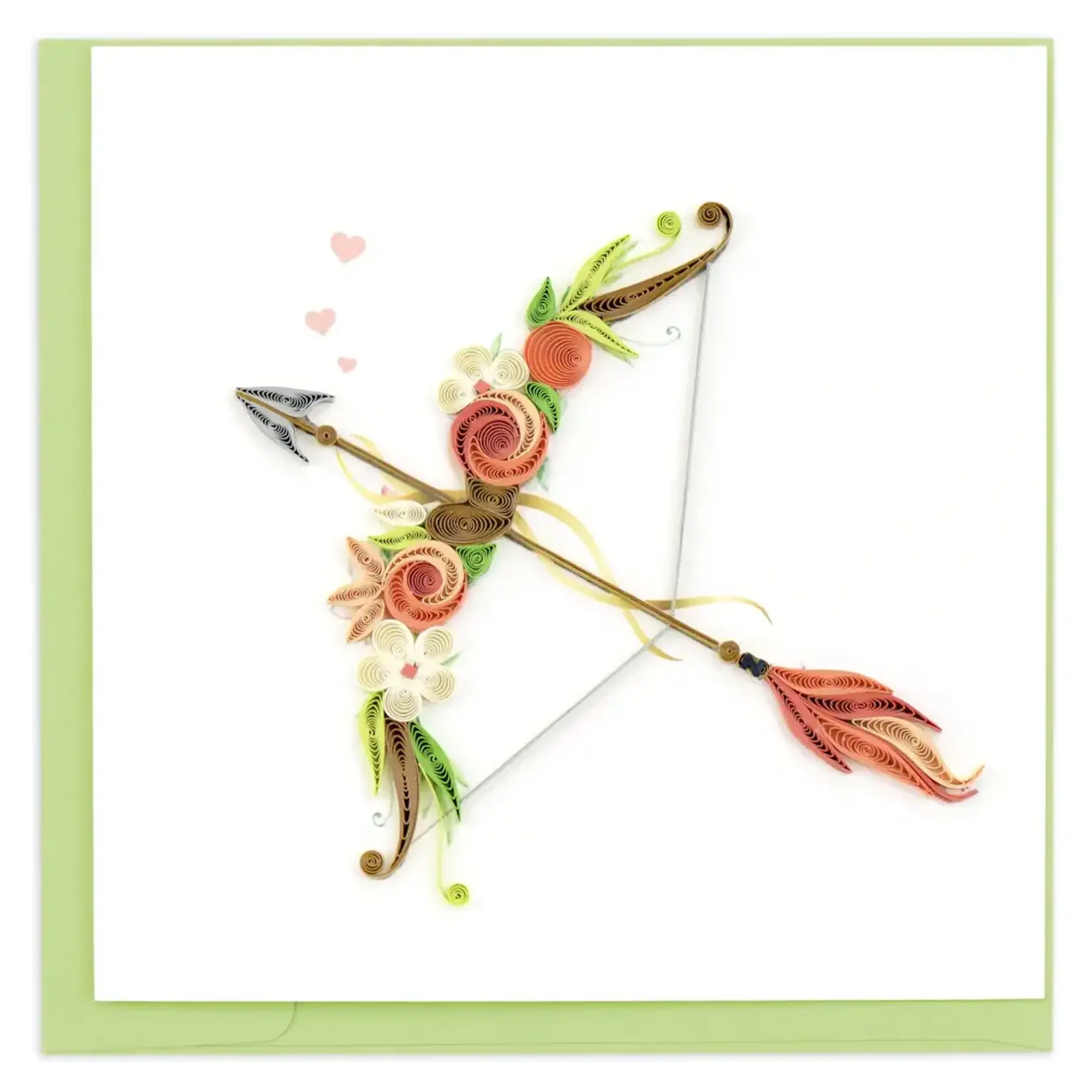 Quilling Card Cupid's Arrow Quilled Card