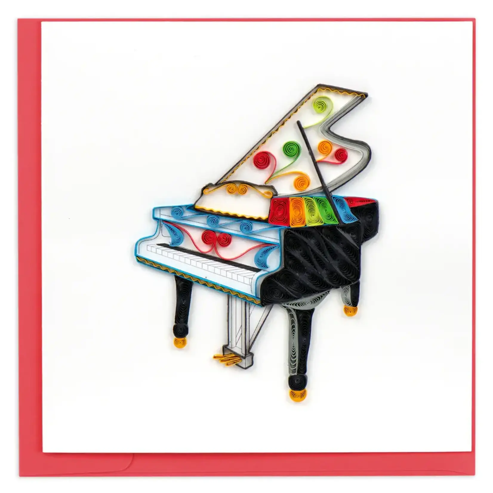 Quilling Card Grand Piano Quilled Card