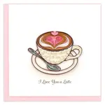 Quilling Card Love Latte Quilling Card