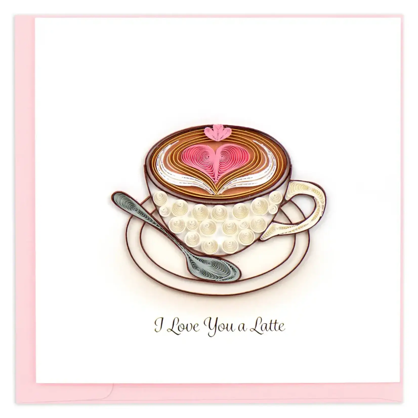 Quilling Card Love Latte Quilling Card