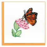 Quilling Card Monarch Milkweed Butterfly Quilling Card