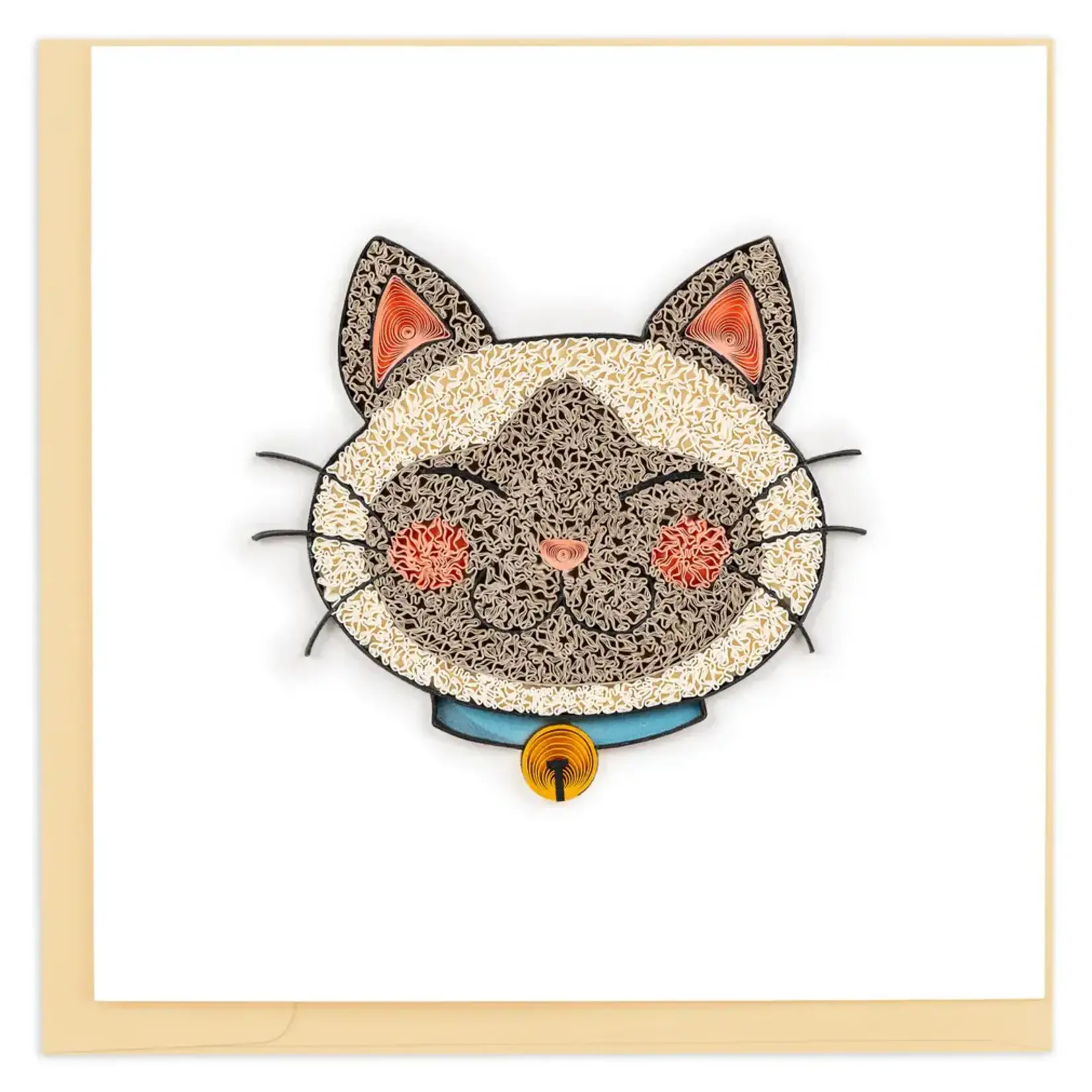 Quilling Card Kawaii Cat Quilling Card