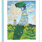 Quilling Card Quilled Artist Series - Woman with a Parasol, Monet
