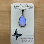 Silver Tree Designs Butterfly Pendant--Nickel plated