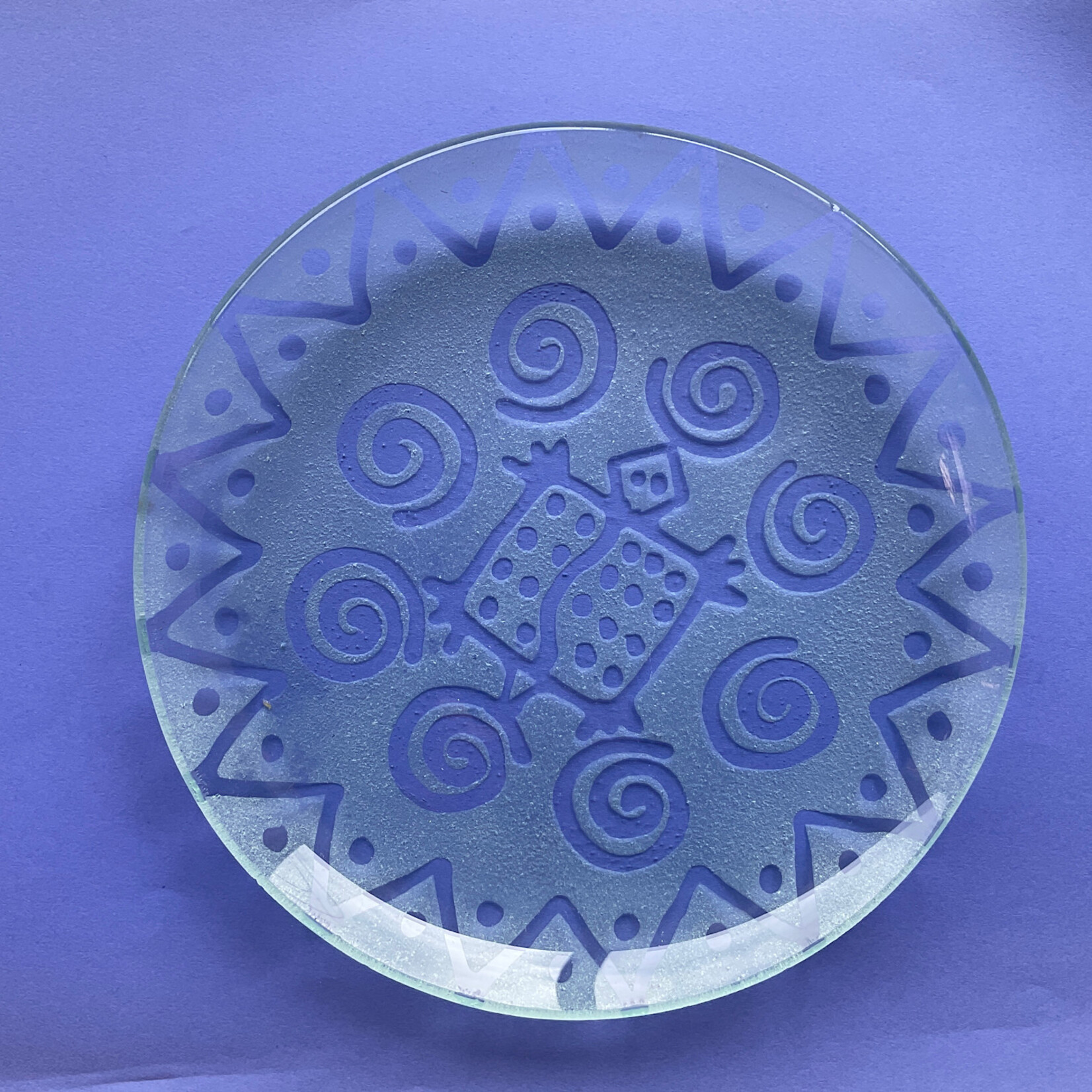 ViAfrika Glass Plate - Small*