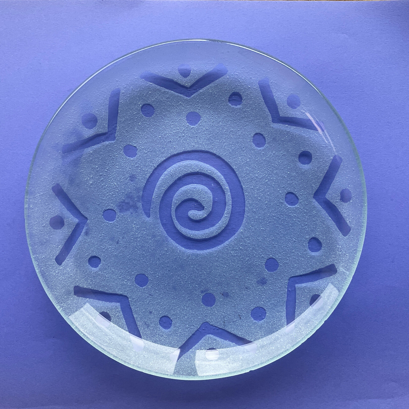 ViAfrika Glass Plate - Small*
