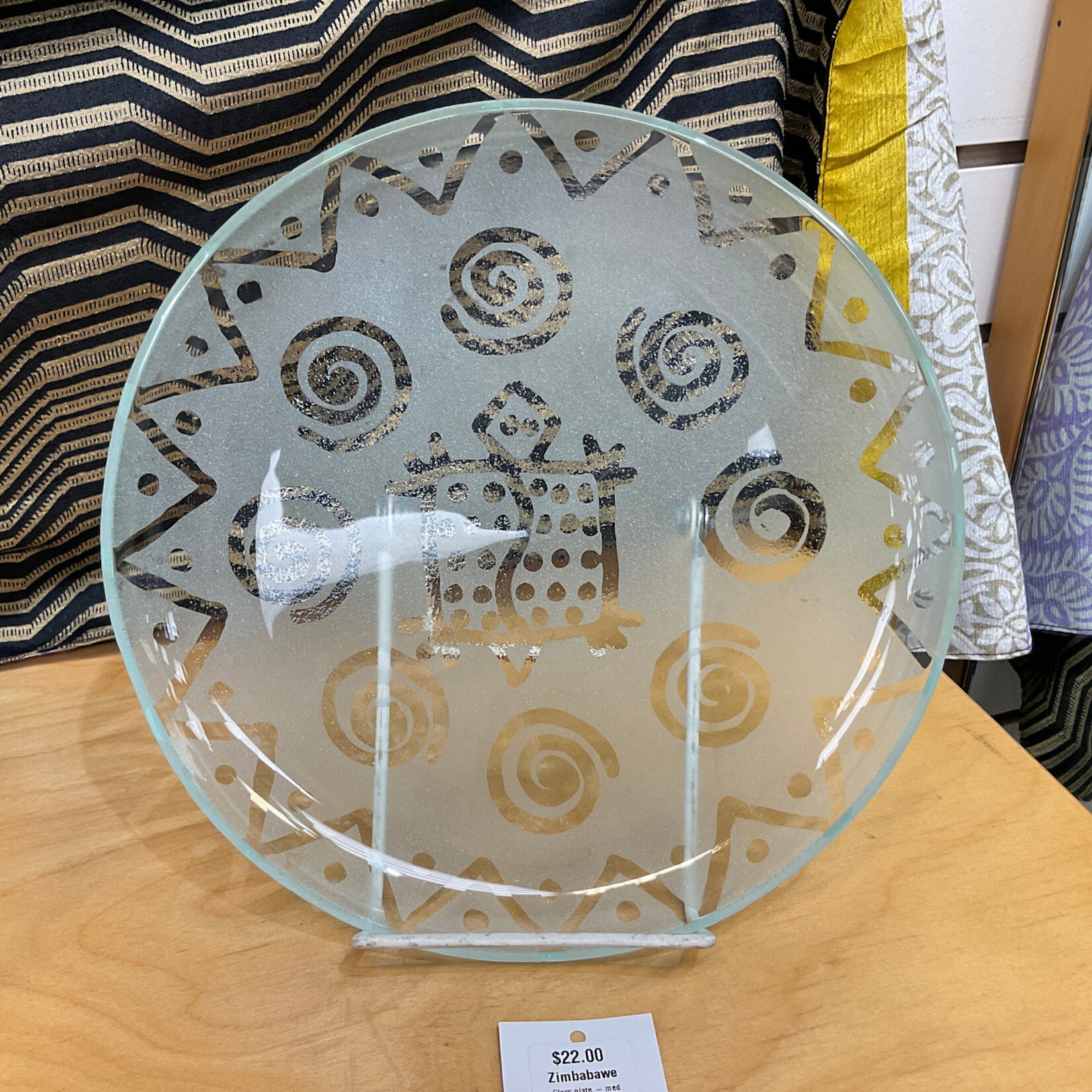 ViAfrika Glass Plate - Medium*