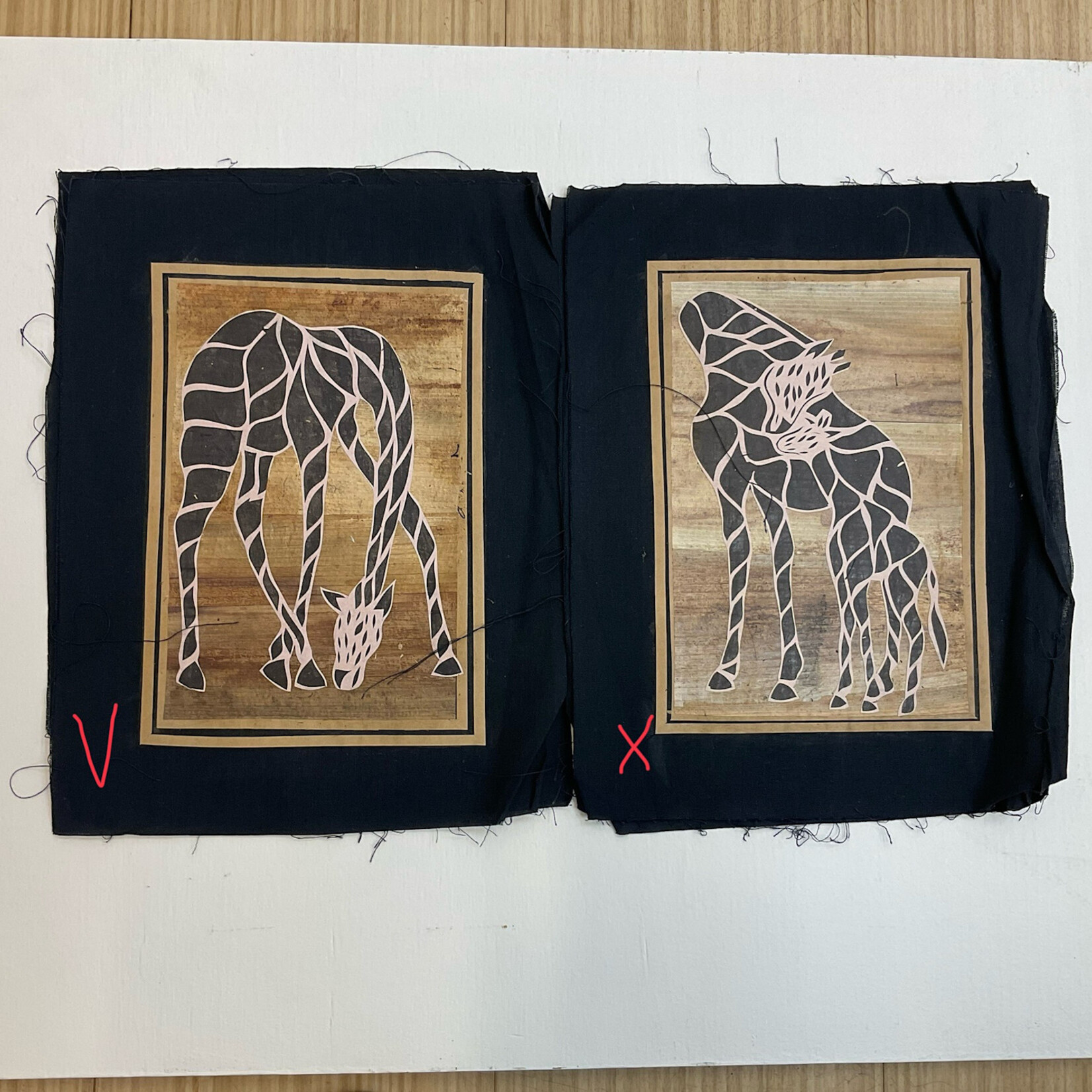 ViAfrika Banana Fiber Prints- Medium