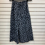 Global Mamas Trousers-Crop: Keepsake- Black-Organic- S