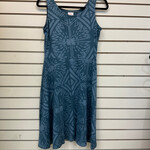 Global Mamas Knit Dress- Fit & Flare Adult: Radiance- Teal- Organic - S