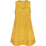 Global Mamas Eli Dress: Floral Burst- Gold-Organic -L
