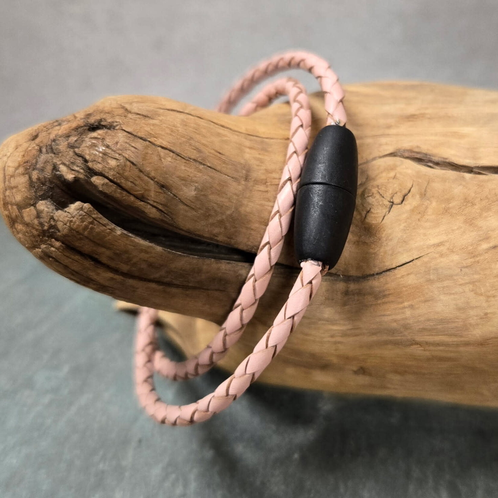 Pink Ginkgo Designs Leather Double Wrap Bracelet*