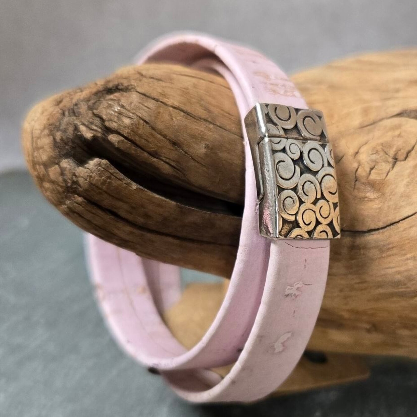 Pink Ginkgo Designs Leather Double Wrap Bracelet*