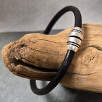 Pink Ginkgo Designs Leather Single Wrap Bracelet*