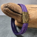 Pink Ginkgo Designs Leather MAX Single Wrap Bracelet*