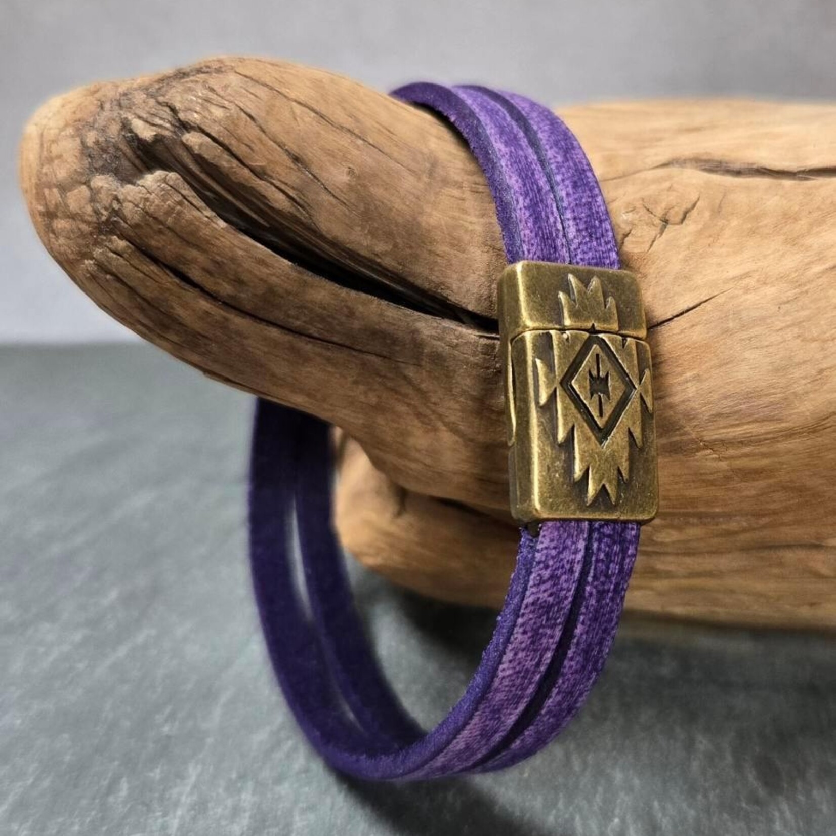 Pink Ginkgo Designs Leather MAX Single Wrap Bracelet*