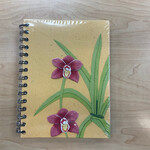 Minga Imports Large Journal, Sweet Orchid Flower