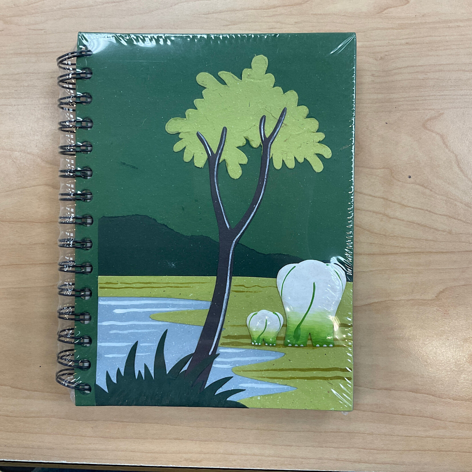 Minga Imports Large Elephant Journal- Assorted