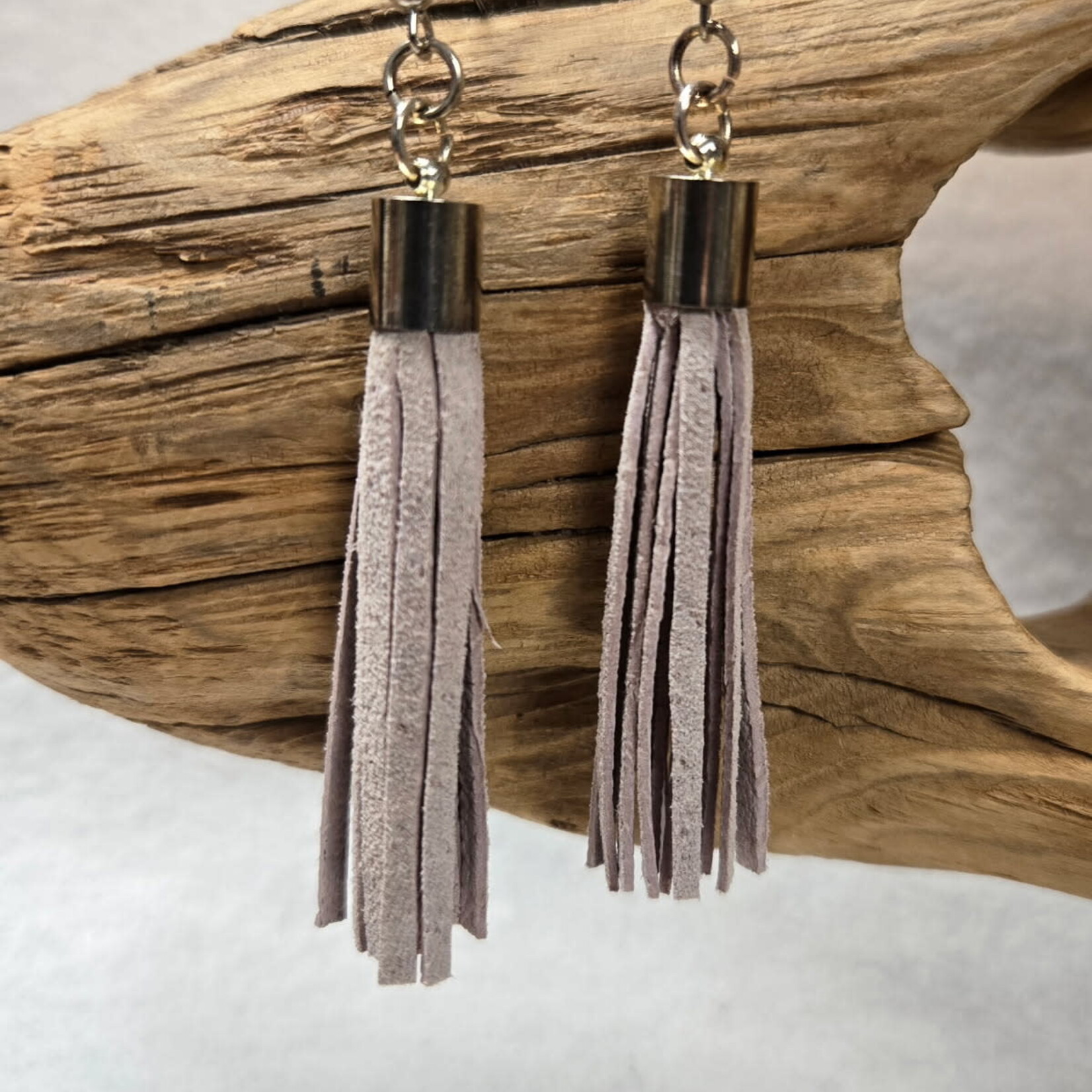 Pink Ginkgo Designs Tassel Earrings *