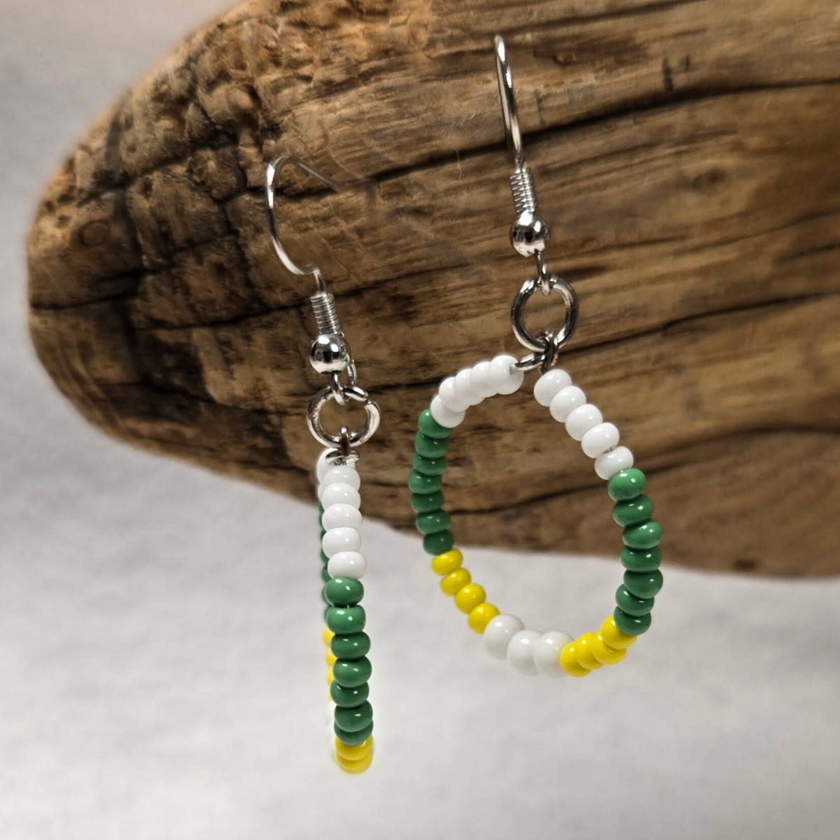 Pink Ginkgo Designs Hoop Earrings*