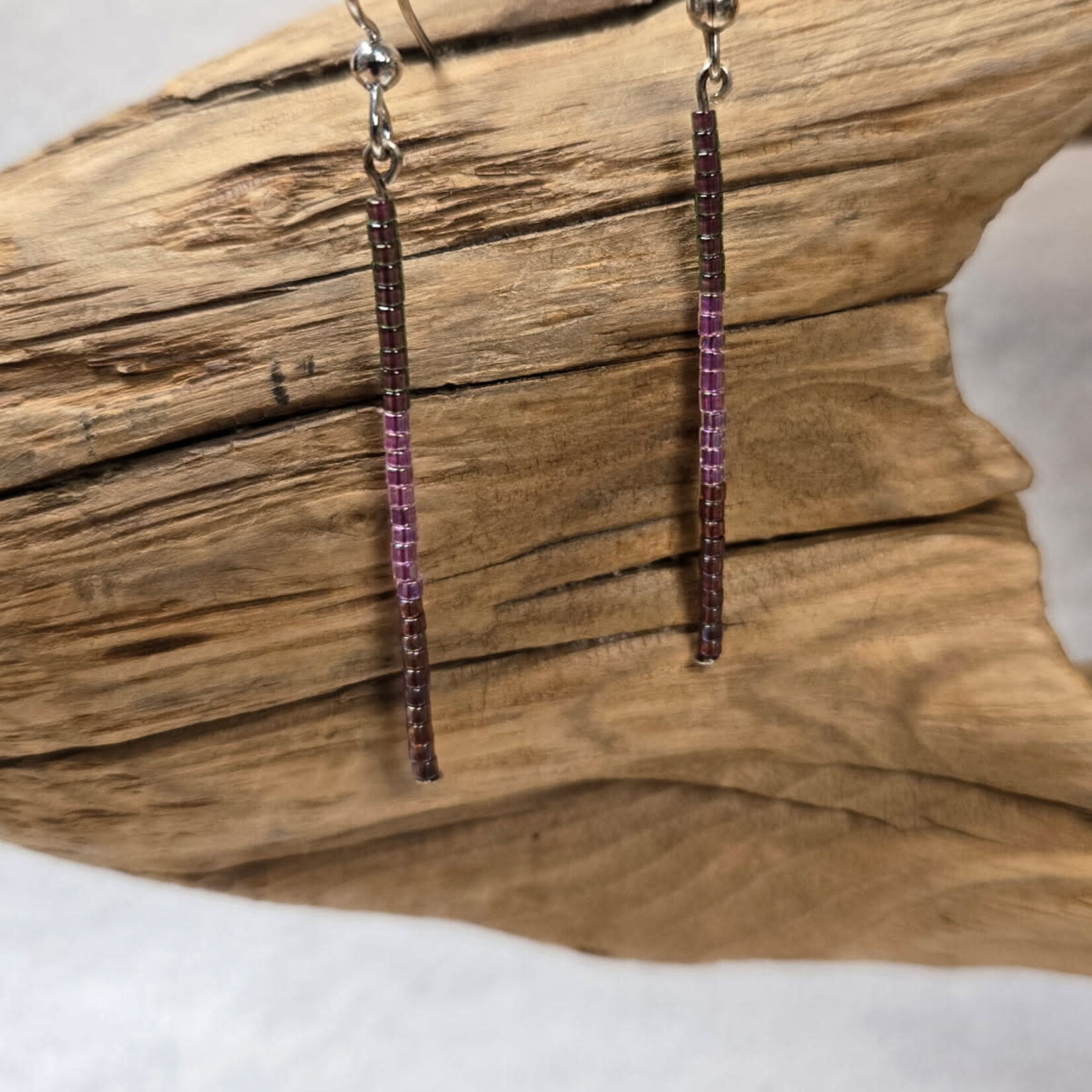 Pink Ginkgo Designs Stick Earrings*
