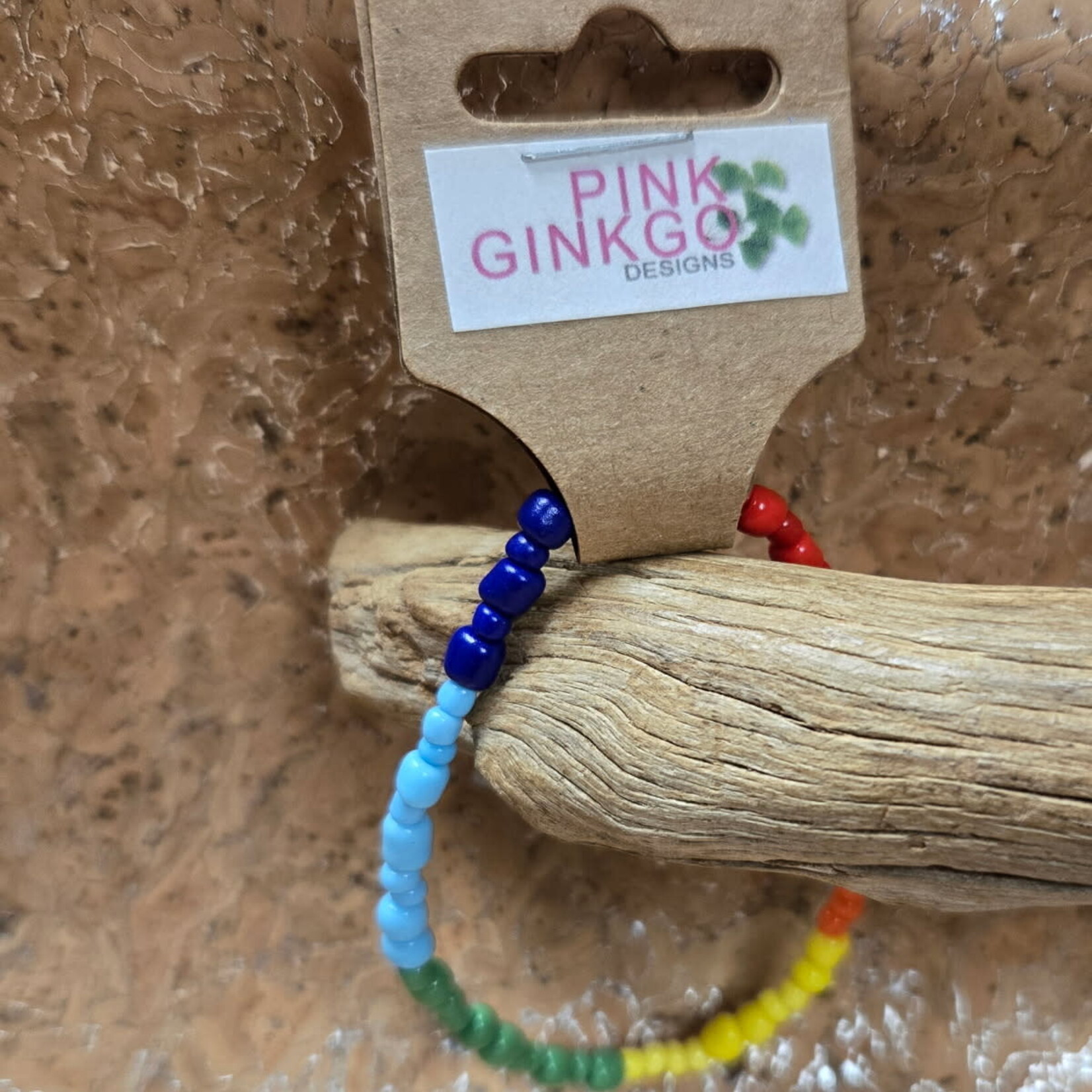 Pink Ginkgo Designs Beaded Single Strand Bracelet*