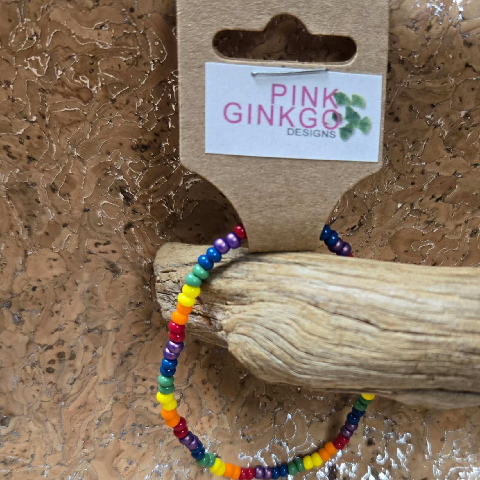 Pink Ginkgo Designs Beaded Single Strand Bracelet*