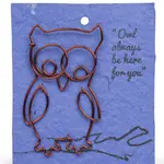 Ten Thousand Villages Wire Owl Bookmark