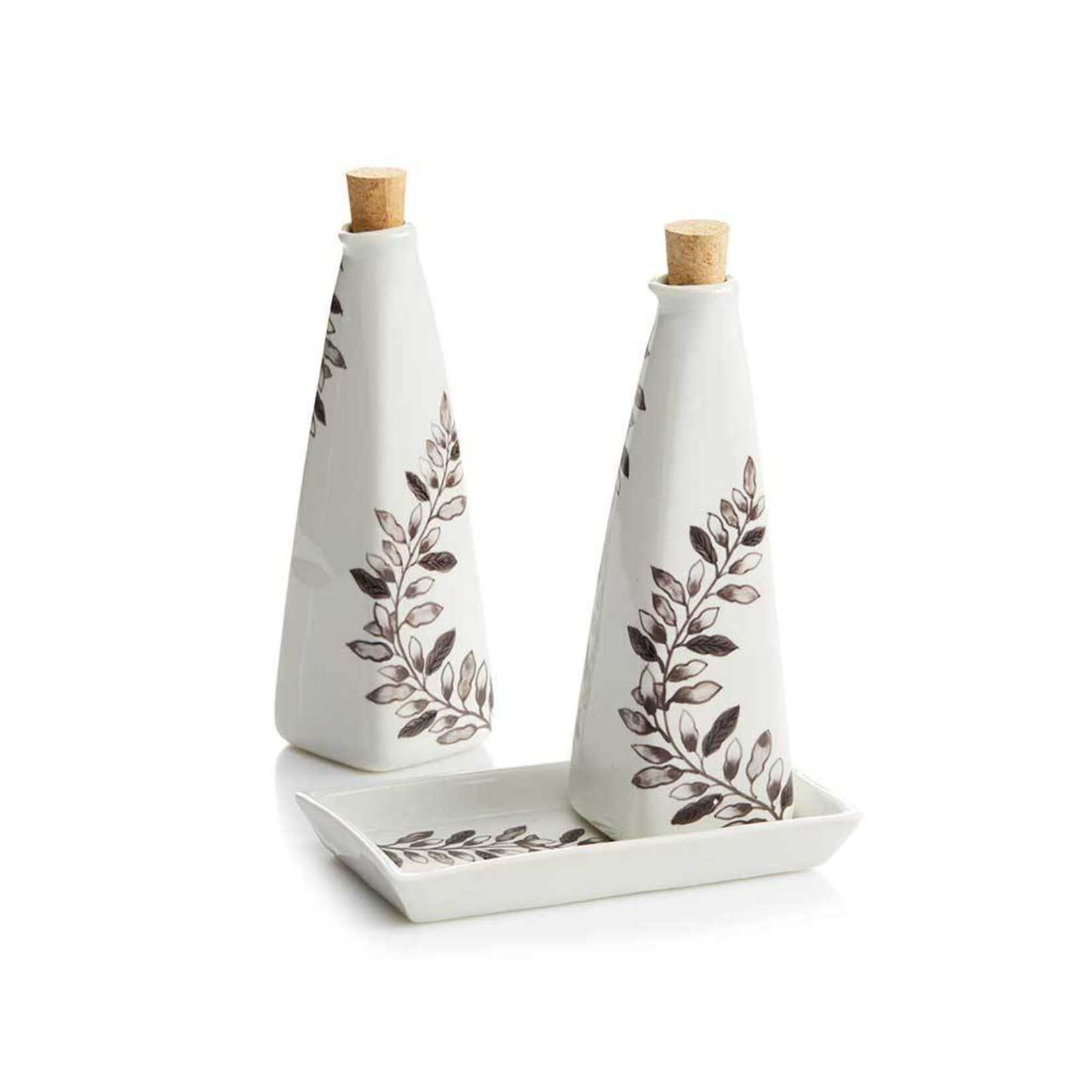 Ten Thousand Villages La Cay Vine Oil and Vinegar Cruet Set