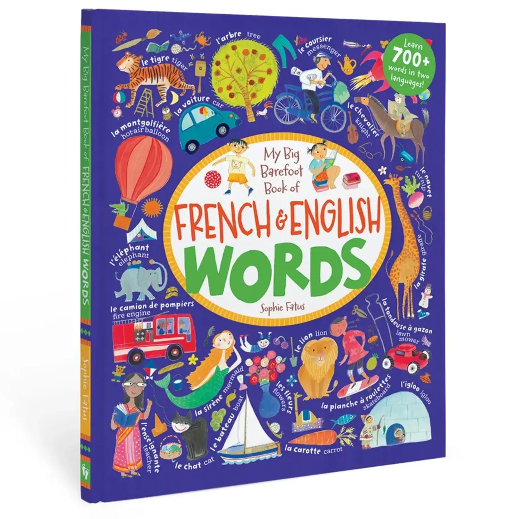 Sourcebooks My Big Barefoot Book of French and English Words