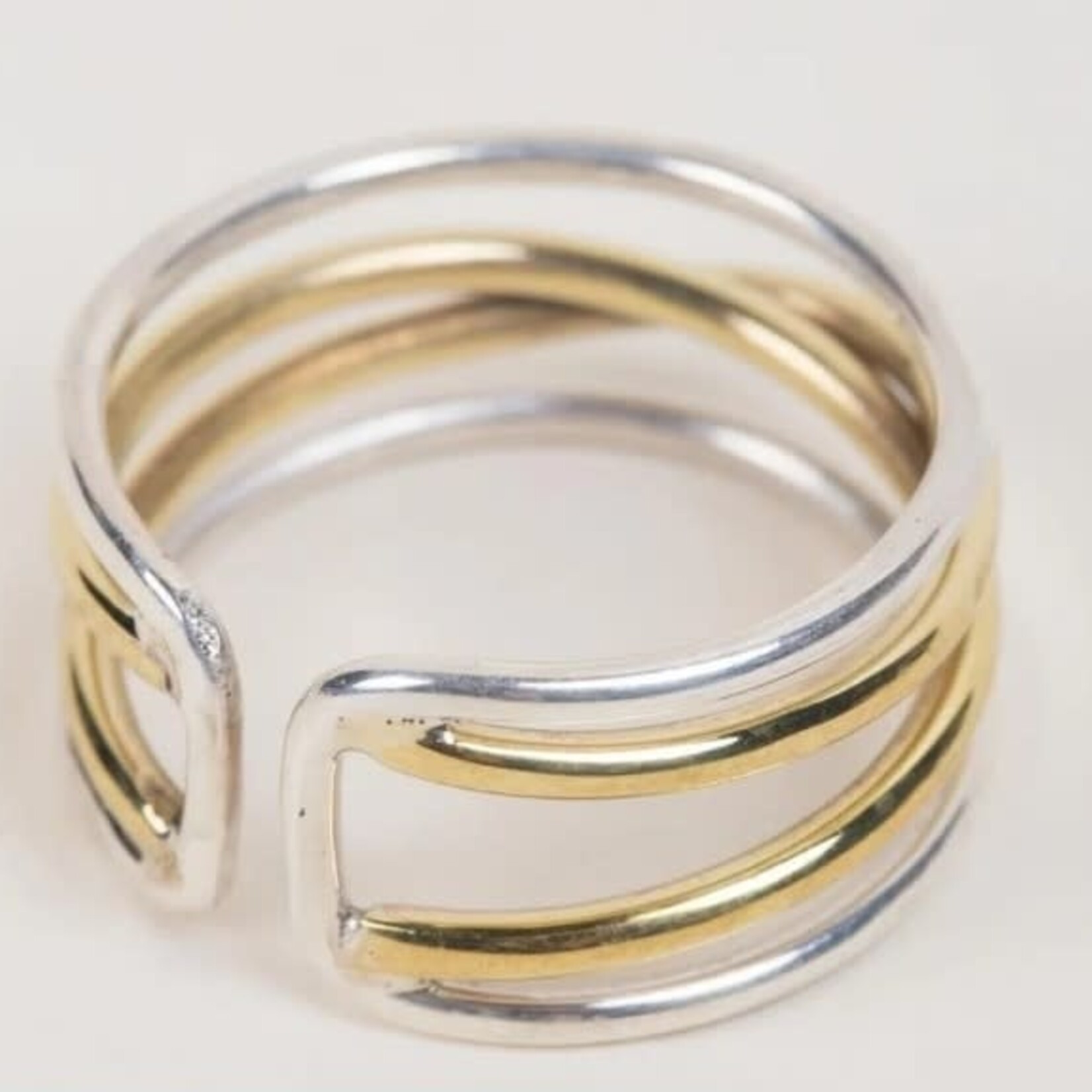 Ten Thousand Villages Crossed Paths Ring