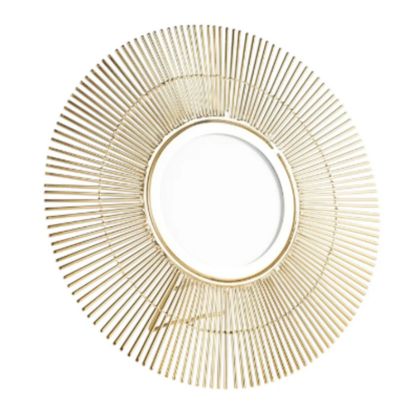 Ten Thousand Villages Sunburst Picture Frame 11D Brass