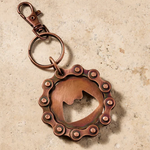 Ten Thousand Villages Bike Chain Bottle Opener Key Chain