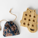 Ten Thousand Villages Kitty Tic Tac Toe To Go