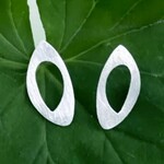 Women's Peace Collection Open Up Post Earrings, Sterling Silver