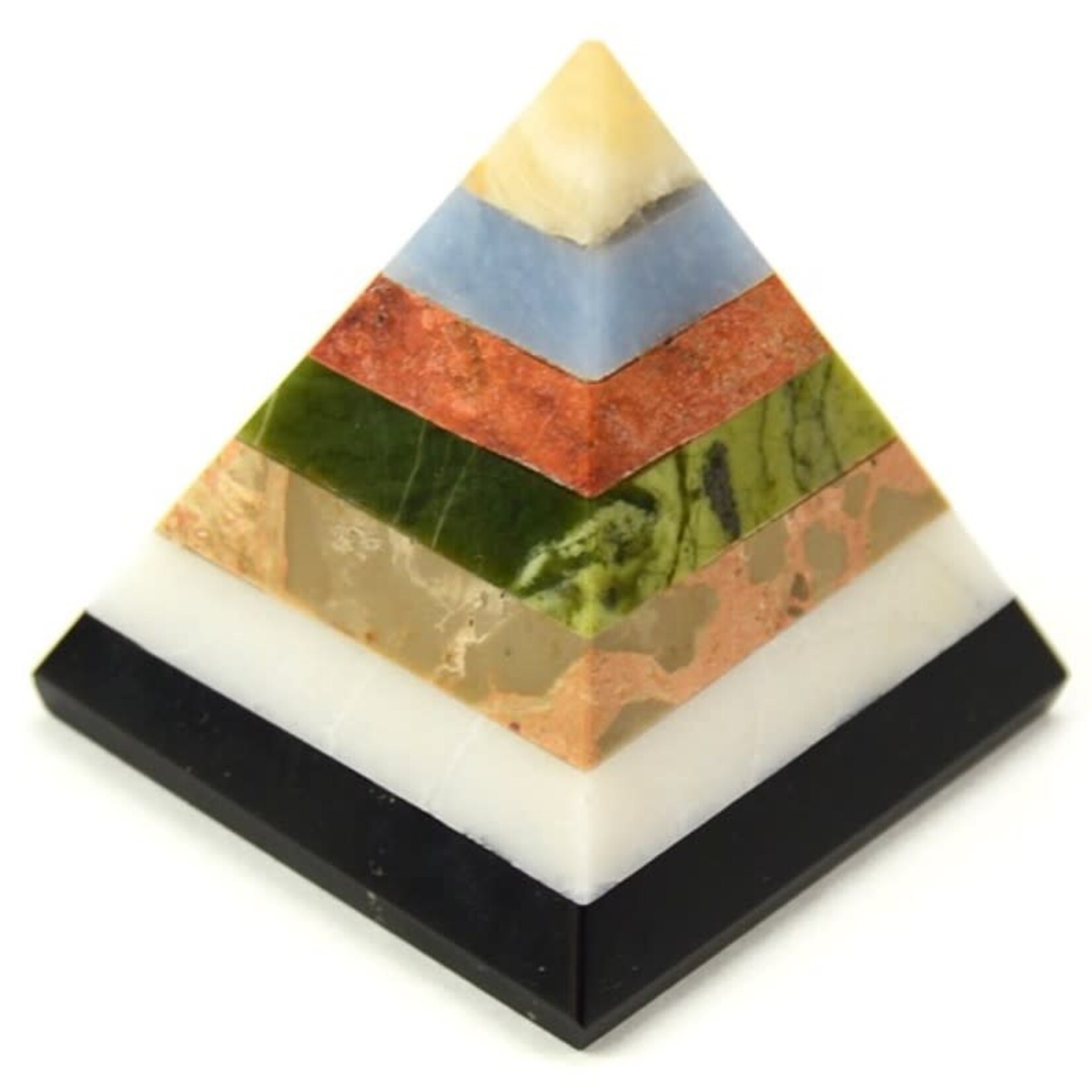 Minga Imports Stone Pyramid - Classic or Rainbow