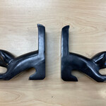 Ten Thousand Villages Bookends Cats- Stone