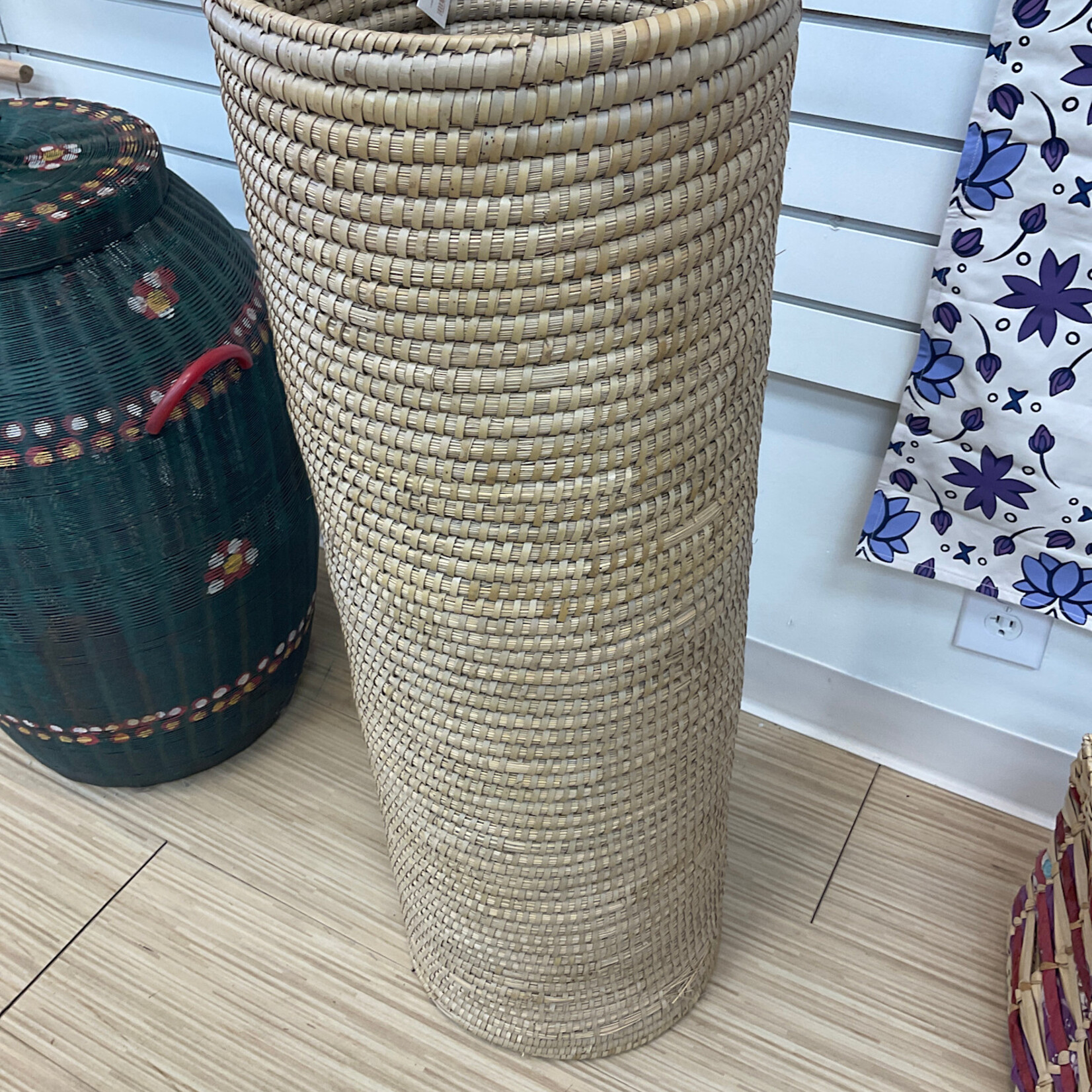 Serrv Chindi Stripe Laundry Basket